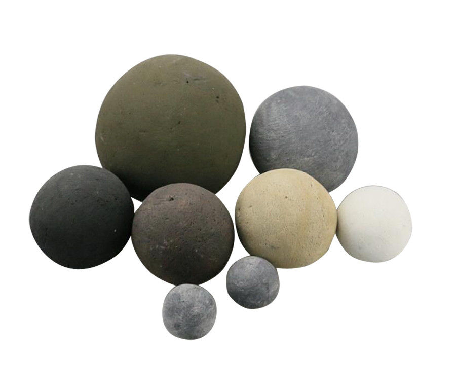 KF-15 Gas Fire Stones Fireplace Grey Stone Balls Diameter 1"/2"/3"/4"/5"